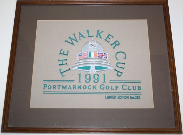 Walker Cup Framed 1991 Portmarnock Felt