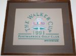 Walker Cup Framed 1991 Portmarnock Felt
