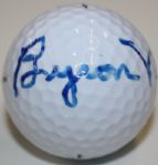 Byron Nelson Autographed Golf Ball