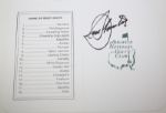 Seve Ballesteros Autographed Augusta National Scorecard