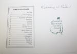 Herman Keiser Autographed Augusta National Scorecard