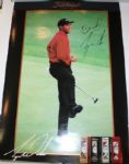 Tiger Woods Autographed Poster
