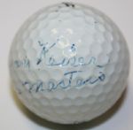 Herman Keiser Autographed Golf Ball w/1946 Masters Inscription - JSA Letter