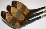Walter Hagen Woods w/Inset Face - 1, 2, 3 Woods