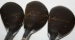 Walter Hagen Woods w/Inset Face - 1, 2, 3 Woods