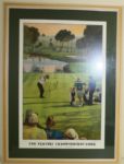 Tiger Woods Signed Players Championship Print - 2002