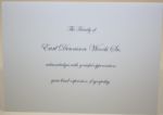 Card from the Family of Tiger Woods regarding the Passing of Earl Woods