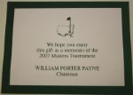 Augusta National Golf Club Members Tournament Gift - Green Wallet - 2007