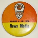 Media Badge 1973 PGA Championship @Canterbury Nicklauss 12th PGA Major & 14th Career