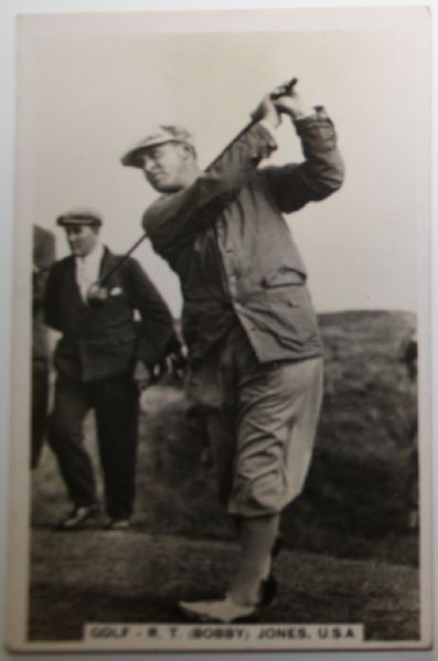 Bobby Jones 1935 JA Pattreiouex Sporting Events and Stars Card #19