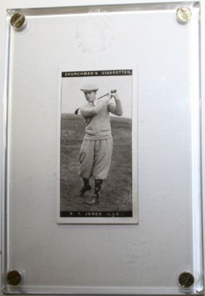1927 Churchmans Bobby Jones Famous Golfers card #28