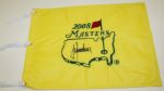 Trevor Immelman Autographed 2008 Masters flag JSA COA