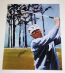 Art Wall signed 11x14 Photo Deceased Masters Champion JSA COA