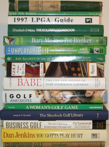 Lot of Seventeen Books: Includes Champ Golf by Babe