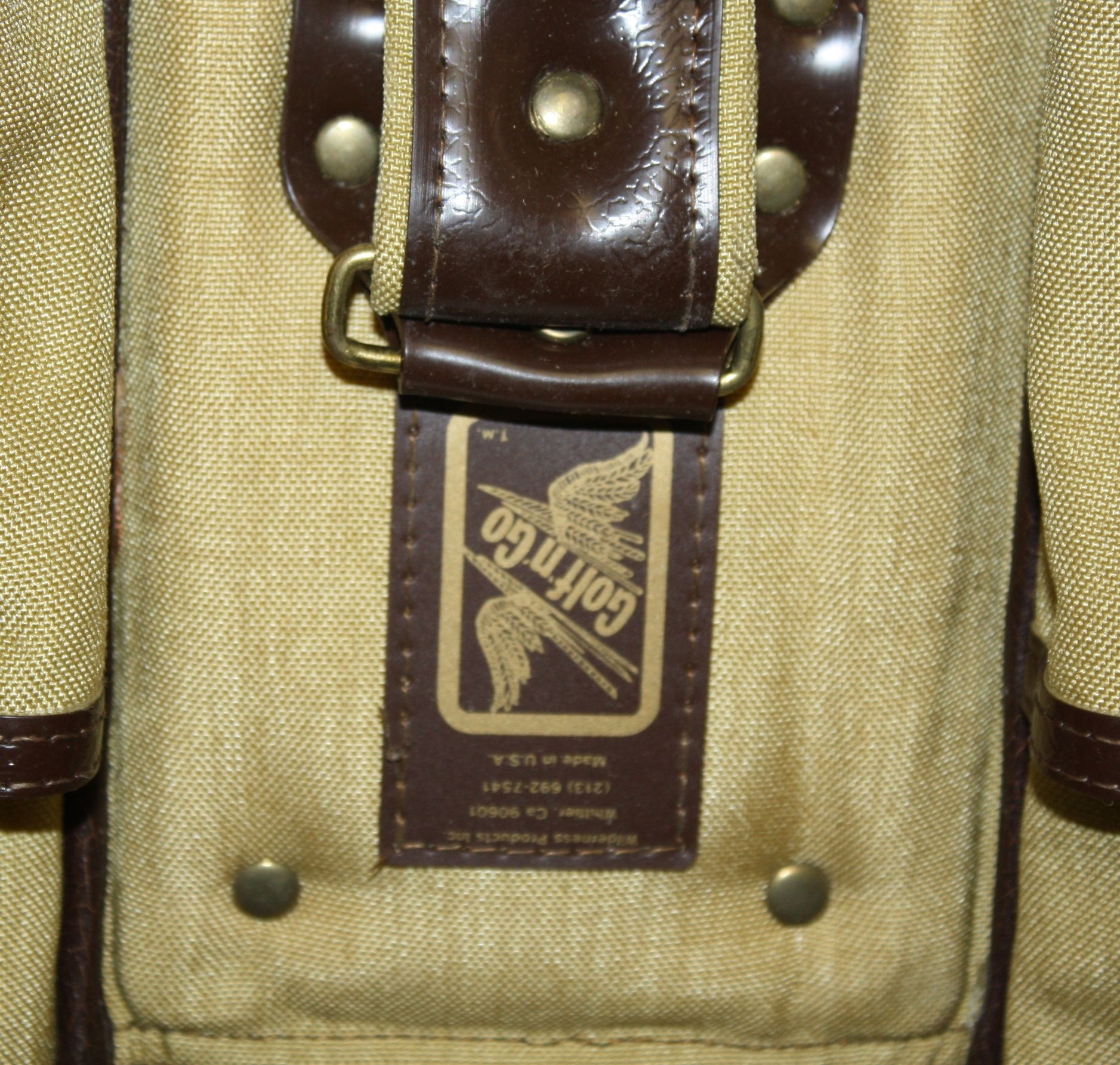 Lot Detail - Vintage Golf-N-Go Golf Club Travel Bag