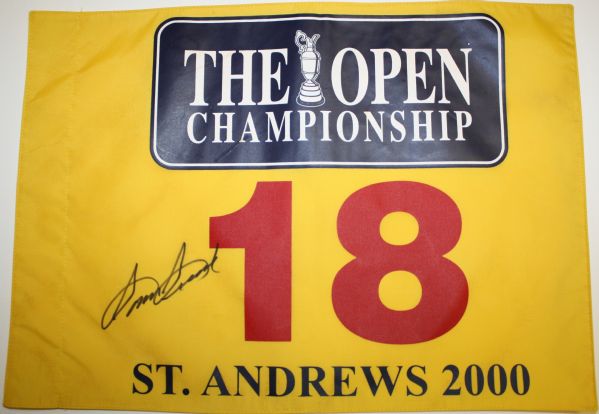 Sam Snead Signed British Open Flag