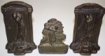 (3) Golf Book Ends