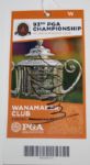 Keegan Bradley Autographed Sunday Ticket from his 2011 PGA Championship at Atlanta Athletic Club
