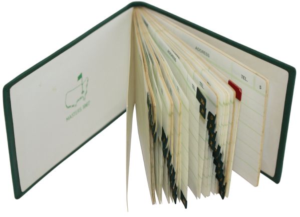 1967 Augusta National Golf Club Masters Gift - Address Book with original box