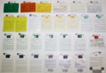 Lot of 48 Masters Badges - Multiples and Singles Dating Back From 1968