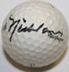 Jack Nicklaus Autographed  MacGregor Jack Nicklaus Model Golf Ball- JSA COA 