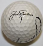 Jack Nicklaus Autographed  MacGregor Jack Nicklaus Model Golf Ball- JSA COA 