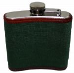 Smathers + Branson Needlepoint Augusta National  Members Flask 