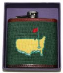 Smathers + Branson Needlepoint Augusta National  Members Flask 