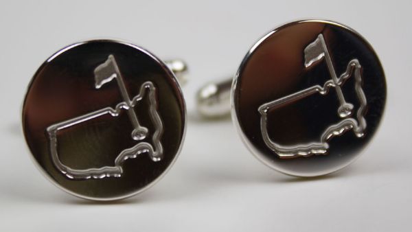 Tiffany Sterling Silver Augusta National Members Cufflinks