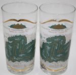 Seldom Seen 1950s Augusta National Masters Glass- Lot of Two Glasses