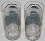 Seldom Seen 1950's Augusta National Masters Glass- Lot of Two Glasses