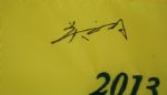 Tianlang Guan Signed 2013 Embroidered Masters Pin Flag - SIGNED TODAY