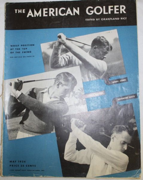 Bobby Jones The American Golfer - by Grantland Rice - May 1934