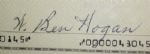 Ben Hogan Signed 1993 Check to Neiman Marcus Company