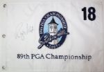 Lot of 13 Single Signed 2007 PGA Championship Flags