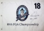Lot of 13 Single Signed 2007 PGA Championship Flags
