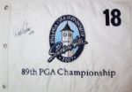 Lot of 13 Single Signed 2007 PGA Championship Flags