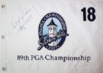 Lot of 13 Single Signed 2007 PGA Championship Flags