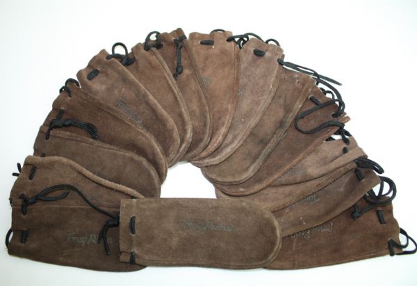 Lot of 15 Leather Ball Bags with Toney Penna Inscribed
