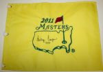2011 Masters Flag Signed By Billy Casper