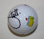 Adam Scott Signed Masters Logo Golf Ball