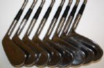 Set of Spalding Top Flite Irons - 1954