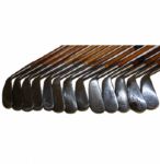 Collection of 13 Wood Shaft Clubs From Around the World