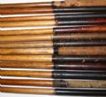 Collection of 13 Wood Shaft Clubs From Around the World