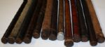 Collection of 13 Wood Shaft Clubs From Around the World