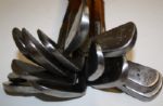 Collection of 13 Wood Shaft Clubs From Around the World