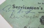 1946 Western Open Ticket - Signed by CHAMP Ben Hogan, Byron Nelson,Vic Ghezzi, Craig Wood, Jimes Hines,etc.