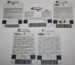 Lot of 10 Masters Badges: 1998-2000, 2003-2008, and 2011