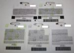 Lot of 10 Masters Badges: 1998-2000, 2003-2008, and 2011