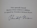 Hand Signed Richard Nixon 'The Memoirs of Richard Nixon'